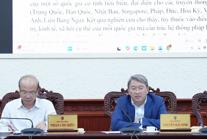 Rà soát đề án hoàn thiện cấu trúc hệ thống pháp luật Việt Nam