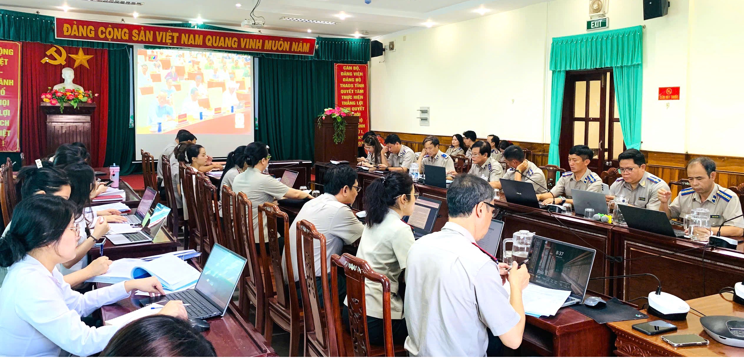 Ảnh đại diện Đảng ủy Thi hành án dân sự tỉnh: Tổ chức tập huấn, quán triệt, thực hiện các thủ tục hành chính của Đảng