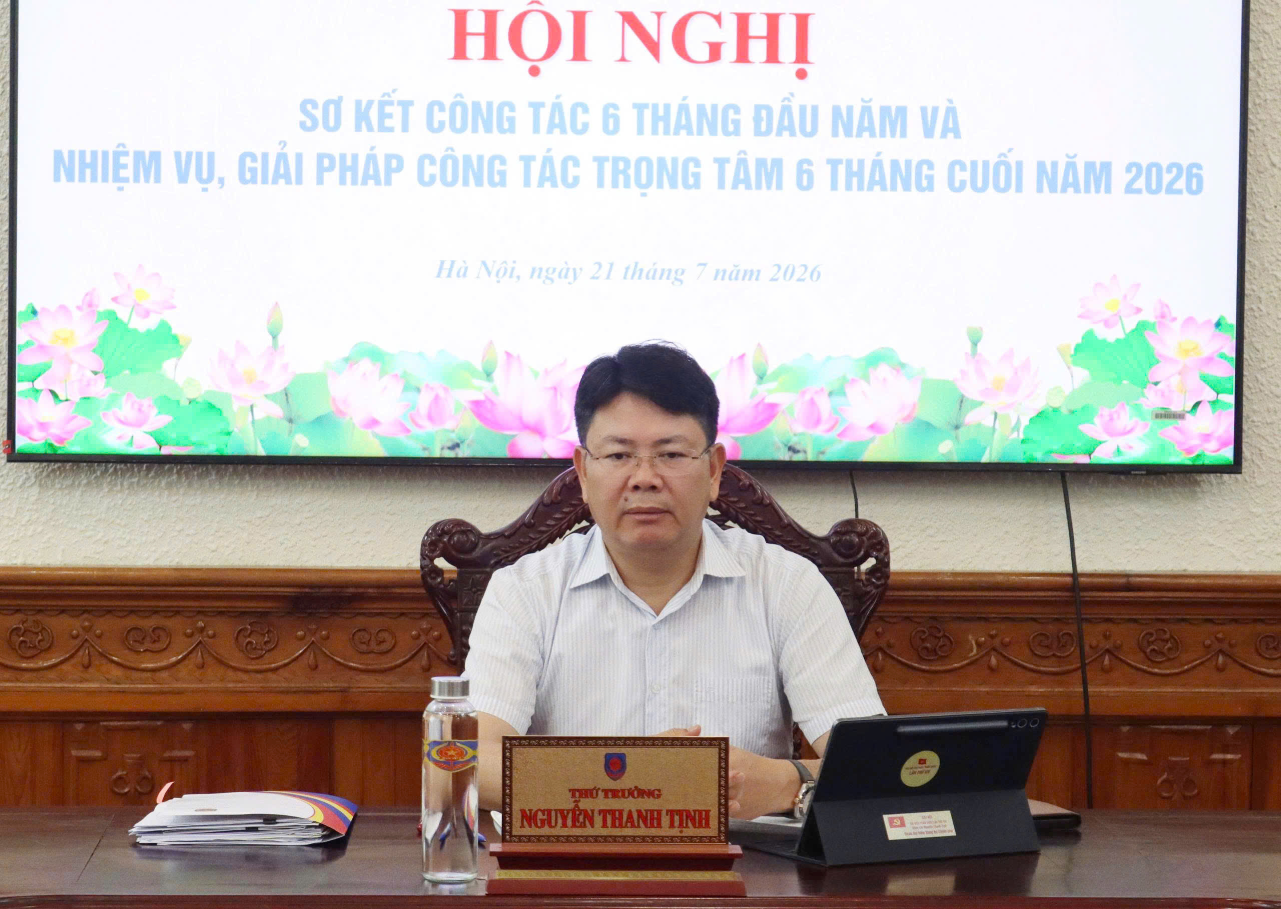 Ảnh đại diện bài viết:  thứ trưởng nguyễn thanh tịnh ghi nhận, biểu dương và đánh giá cao các kết quả mà vụ hợp tác quốc tế đã đạt được trong 6 tháng đầu năm 2026. (ảnh trong bài: h.m)