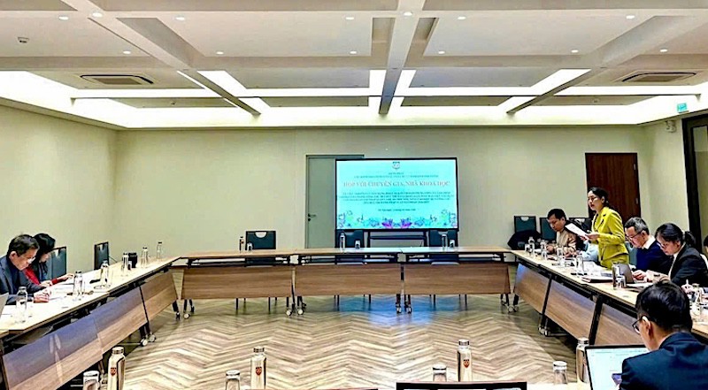 Chuyên gia, nhà khoa học cho ý kiến đối với dự thảo Báo cáo chuyên đề, Đề án về tổ chức THPL