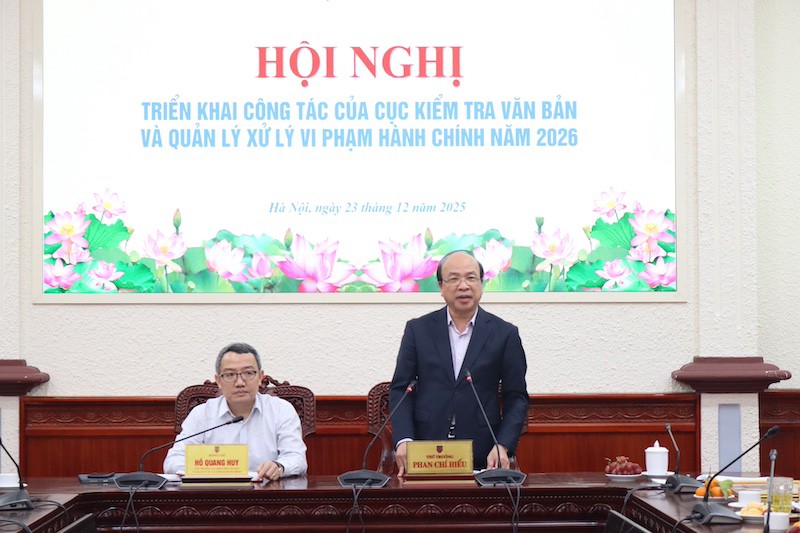 Sớm triển khai xây dựng Đề án tổng rà soát hệ thống văn bản quy phạm pháp luật