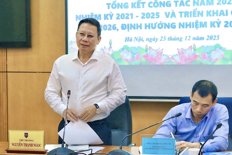 Tạp chí Dân chủ và Pháp luật: Đổi mới tư duy, cách thức quản trị bảo đảm khoa học, phù hợp