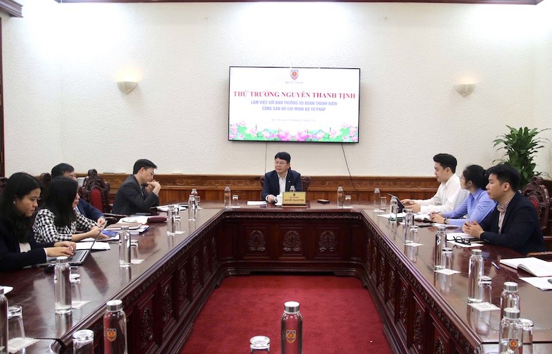 Tăng cường vai trò thanh niên trong thực hiện nhiệm vụ của Bộ Tư pháp