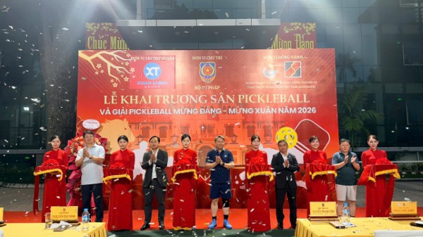 Ảnh đại diện Bộ Tư pháp tổ chức giải Pickleball mừng Đảng - mừng Xuân năm 2026