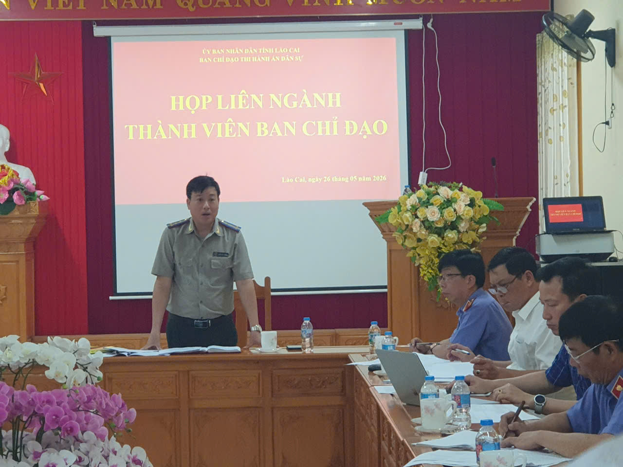 Ảnh đại diện BAN CHỈ ĐẠO THI HÀNH ÁN DÂN SỰ TỈNH LÀO CAI TỔ CHỨC HỌP LIÊN NGÀNH THÀNH VIÊN THÁO GỠ KHÓ KHĂN, VƯỚNG MẮC TRONG CÔNG TÁC THI HÀNH ÁN DÂN SỰ