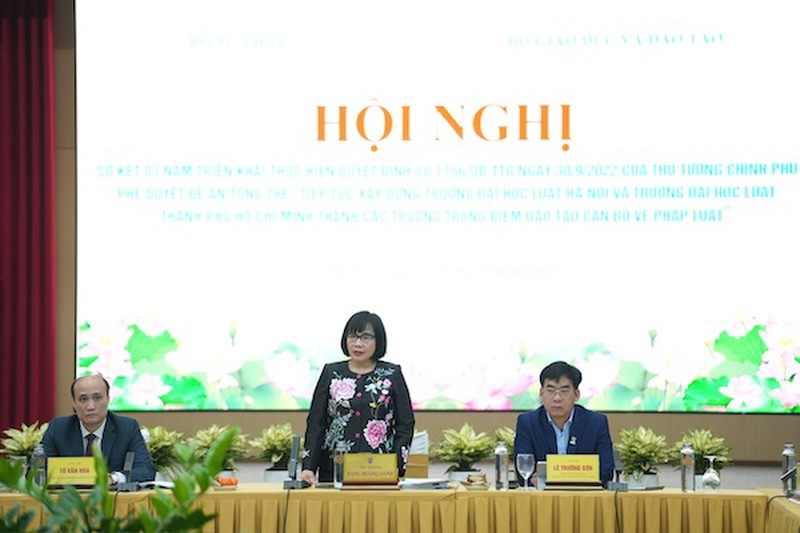 Tiếp tục triển khai hiệu quả Đề án xây dựng các trường trọng điểm đào tạo cán bộ về pháp luật