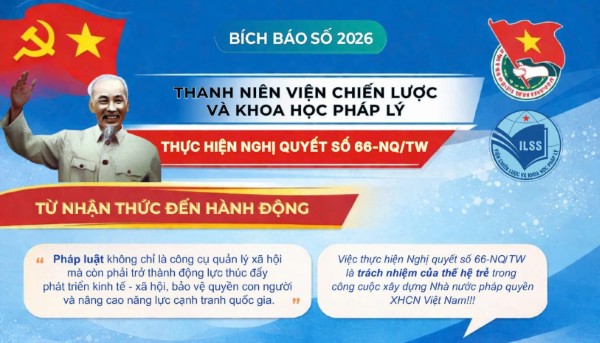 Ảnh Chi đoàn Viện Chiến lược và Khoa học pháp lý tổ chức Cuộc thi “Bích báo số” hưởng ứng ngày 26/3