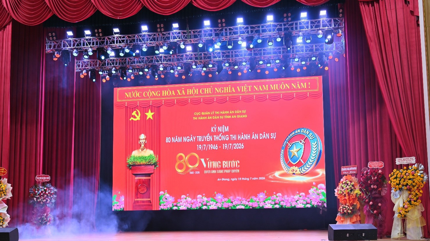 Ảnh đại diện THI HÀNH ÁN DÂN SỰ TỈNH AN GIANG HỌP MẶT KỶ NIỆM 80 NĂM NGÀY TRUYỀN THỐNG THI HÀNH ÁN DÂN SỰ (19/7/1946 - 19/7/2026)