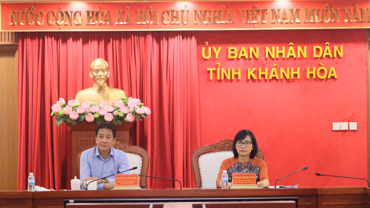 Ảnh đại diện Khánh Hòa: Nâng cao hiệu quả quản lý nhà nước về công tác tư pháp