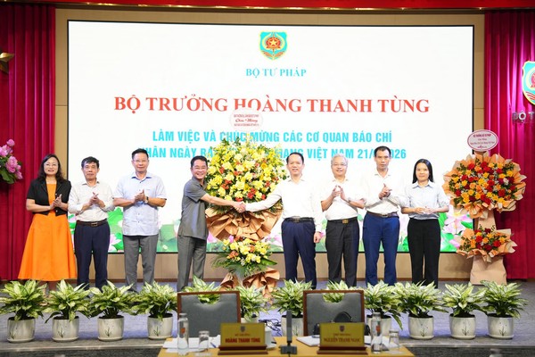 Ảnh đại diện báo chí, xuất bản là lực lượng nòng cốt trong công tác truyền thông chính sách pháp luật của bộ, ngành tư pháp