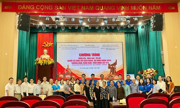 Ảnh đại diện Tuổi trẻ Bộ Tư pháp tri ân người có công với cách mạng tại xã Văn Giang, tỉnh Hưng Yên