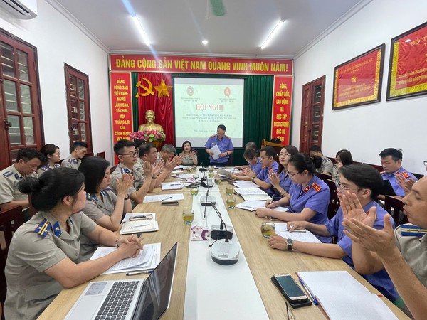 Ảnh đại diện Phòng THADS Khu vực 7 – Hà Nội phối hợp cùng Viện KSND Khu vực 7 - Hà Nội tổ chức Hội nghị Sơ kết công tác phối hợp 06 tháng đầu năm 2026; nhiệm vụ, giải pháp nâng cao kết quả công tác phối hợp 06 tháng cuối năm 2026.