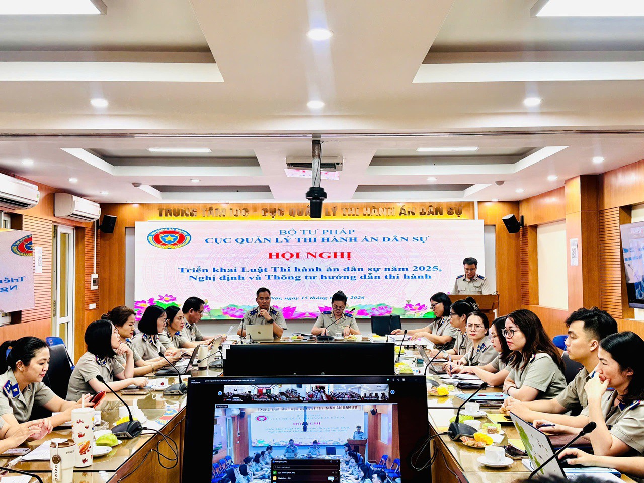 Ảnh đại diện Cục Quản lý Thi hành án dân sự tổ chức Hội nghị triển khai Luật Thi hành án dân sự năm 2025, Nghị định và Thông tư hướng dẫn thi hành