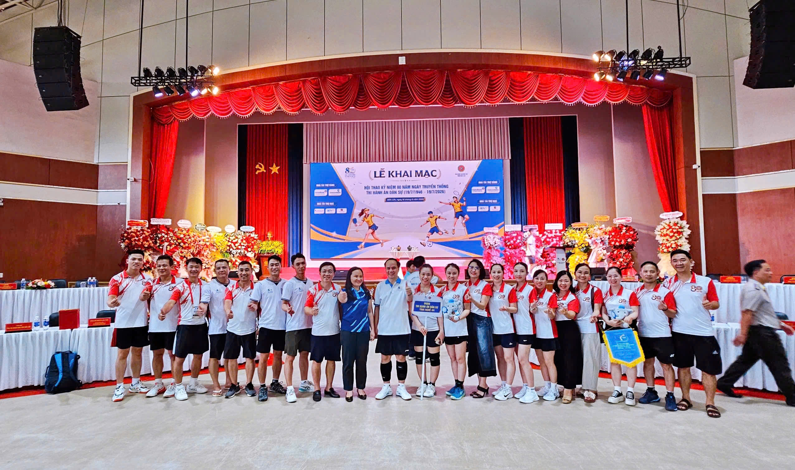 Ảnh đại diện Đoàn thể thao Thi hành án dân sự tỉnh Nghệ An đạt thành tích cao tại Giải thể thao Khu vực thi đua các cơ quan Thi hành án dân sự các tỉnh Duyên hải miền Trung và Tây Nguyên – Dấu ấn đẹp hướng tới Kỷ niệm 80 năm Ngày truyền thống Thi hành án dân sự