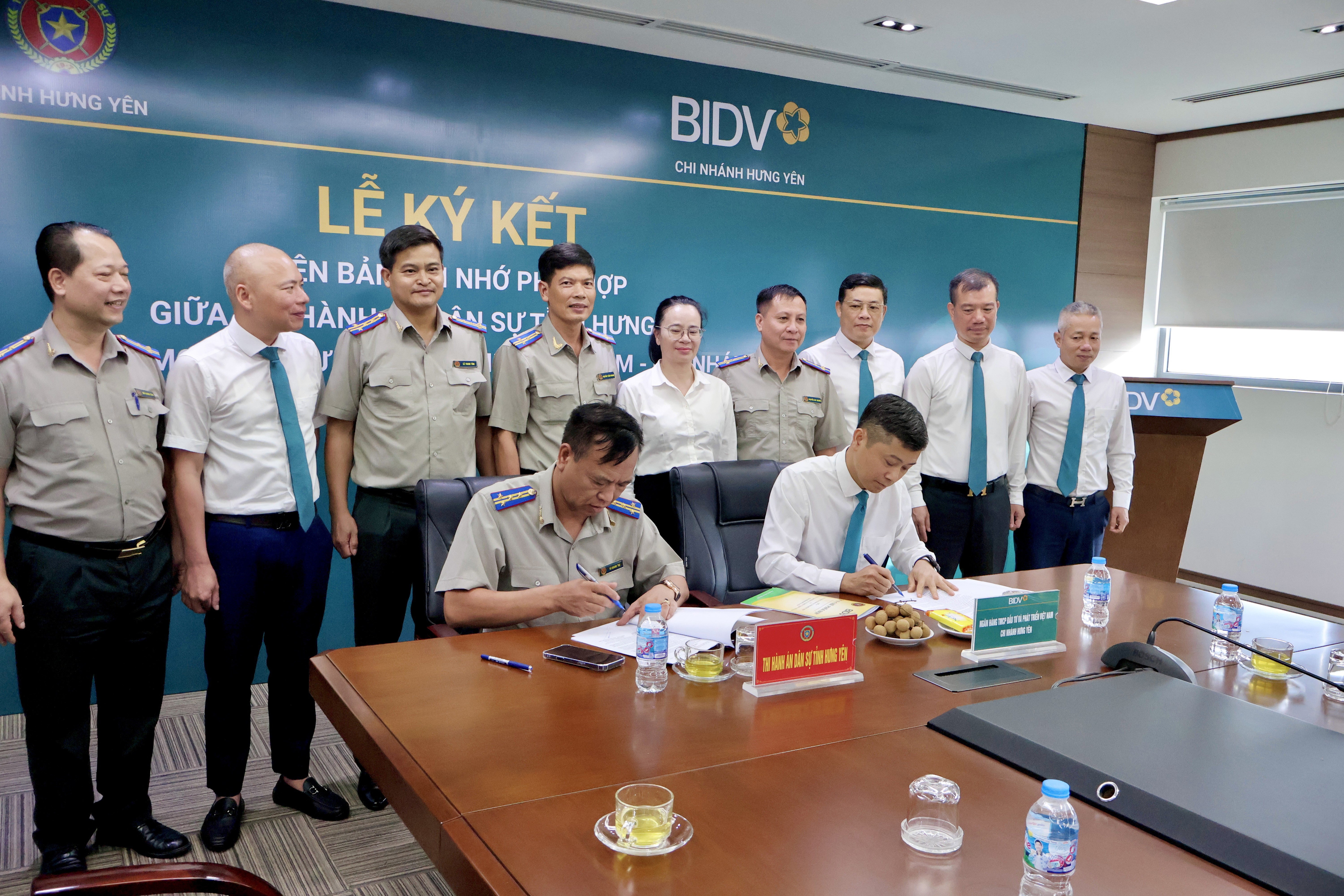 Ảnh đại diện Thi hành án dân sự tỉnh Hưng Yên và Ngân hàng TMCP Đầu tư và Phát triển Việt Nam (BIDV) Chi nhánh Hưng Yên ký kết Quy chế phối hợp trong công tác Thi hành án dân sự