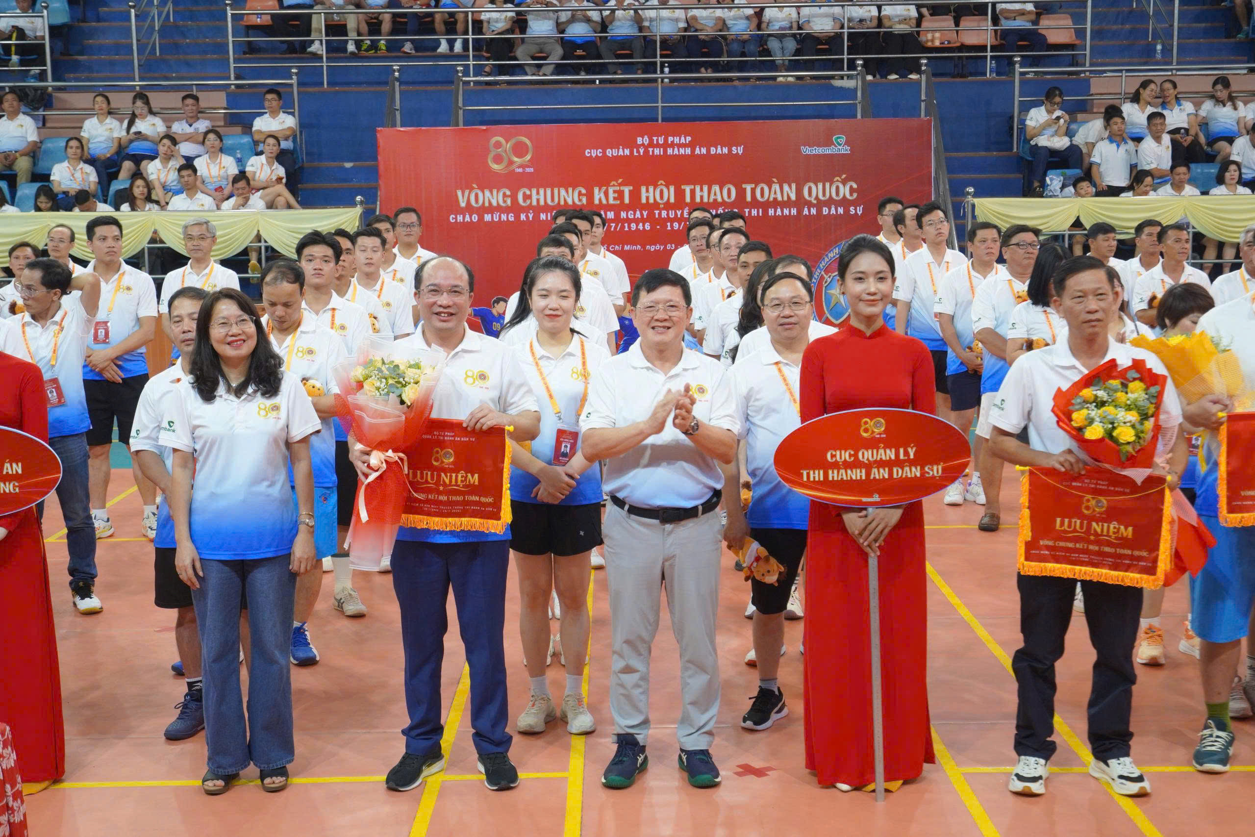 Ảnh đại diện Sôi nổi Lễ khai mạc Vòng chung kết Hội thao toàn quốc kỷ niệm 80 năm Ngày truyền thống Thi hành án dân sự