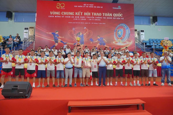 Ảnh đại diện Bế mạc Vòng chung kết Hội thao Hệ thống Thi hành án dân sự với nhiều dấu ấn tốt đẹp