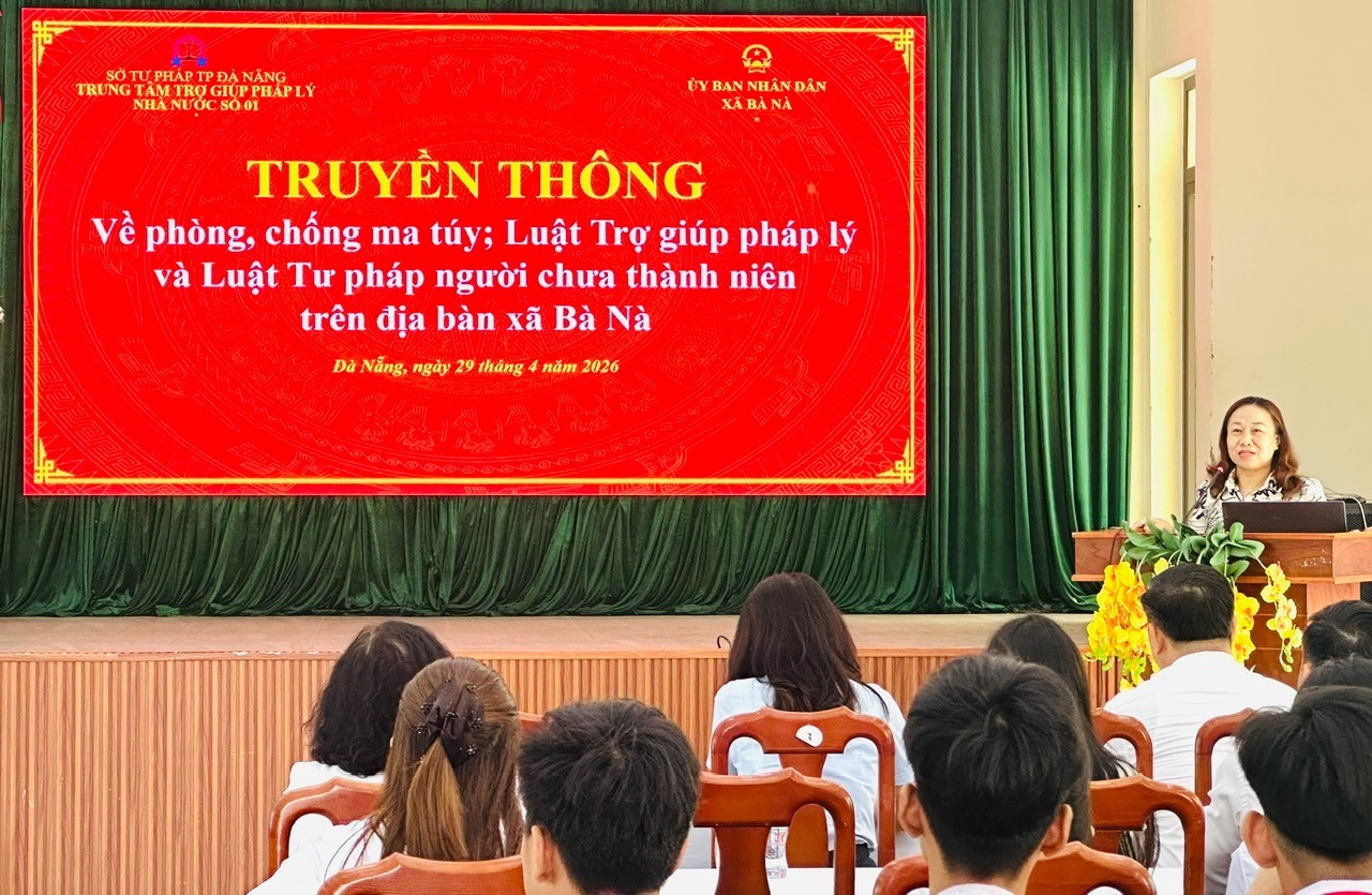 Đẩy mạnh trợ giúp pháp lý và phòng, chống ma túy tại xã Bà Nà