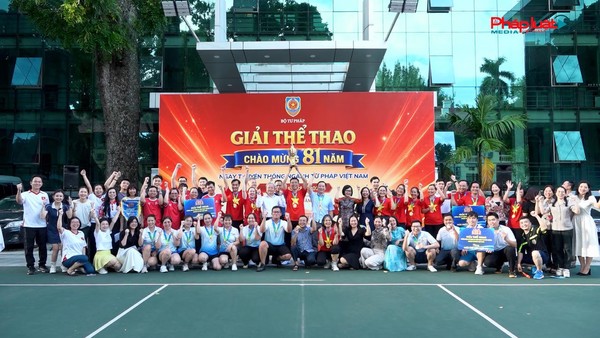 Ảnh đại diện Bộ Tư pháp: Ấn tượng Giải thể thao chào mừng 81 năm Ngày truyền thống ngành Tư pháp