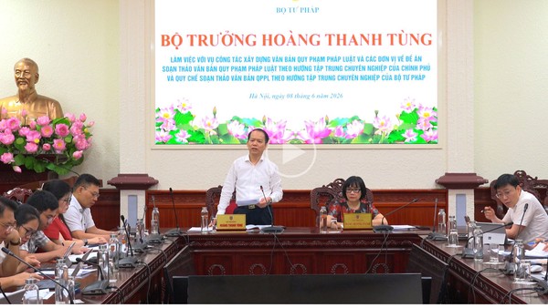 Ảnh đại diện Nghiên cứu thí điểm mô hình soạn thảo văn bản quy phạm pháp luật tập trung, chuyên nghiệp