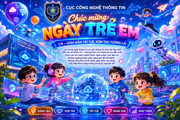 Ảnh đại diện Cục Công nghệ thông tin hưởng ứng Tháng Hành động vì trẻ em năm 2026