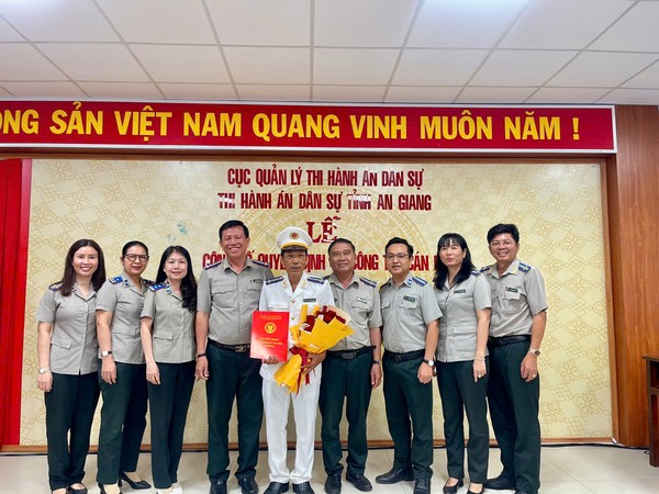 Ảnh đại diện HỘI NGHỊ CÔNG BỐ QUYẾT BỔ NHIỆM CHỨC VỤ LÃNH ĐẠO PHÓ TRƯỞNG THI HÀNH ÁN DÂN SỰ TỈNH AN GIANG