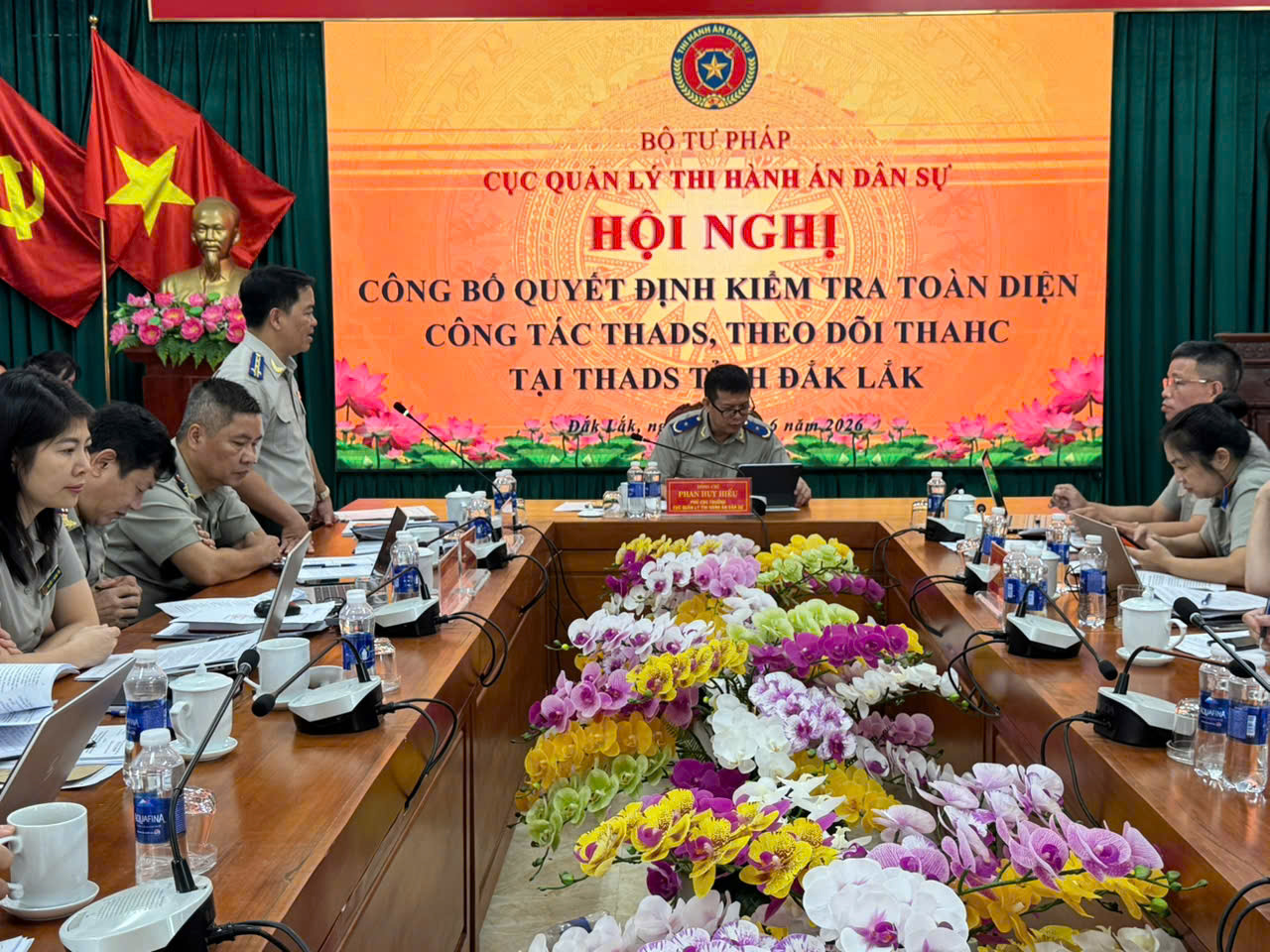 Ảnh đại diện Công bố quyết định kiểm tra toàn diện công tác THADS, theo dõi THAHC tại Thi hành án dân sự tỉnh Đắk Lắk
