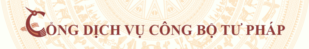 Dịch vụ công Bộ tư pháp