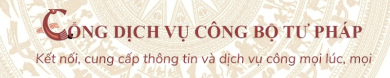 Dịch vụ công Bộ tư pháp