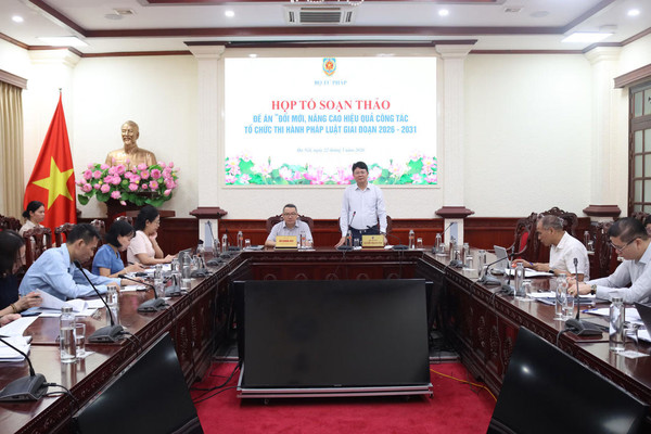 Ảnh đại diện Bộ Tư pháp sẽ tổ chức hội thảo khoa học cấp quốc gia về tạo đột phá trong tổ chức thi hành pháp luật