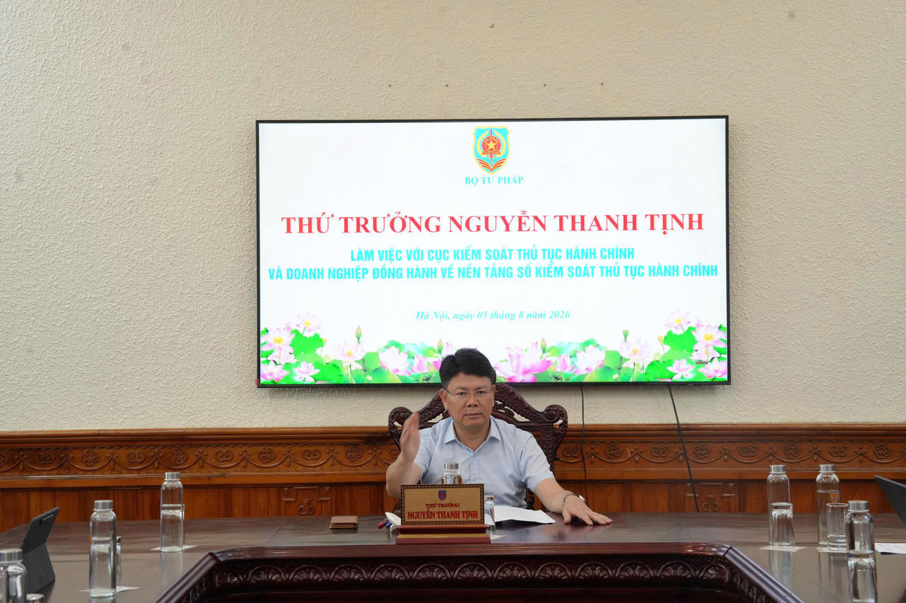 Ảnh đại diện Bộ Tư pháp hướng tới nền tảng kiểm soát thủ tục hành chính thông minh