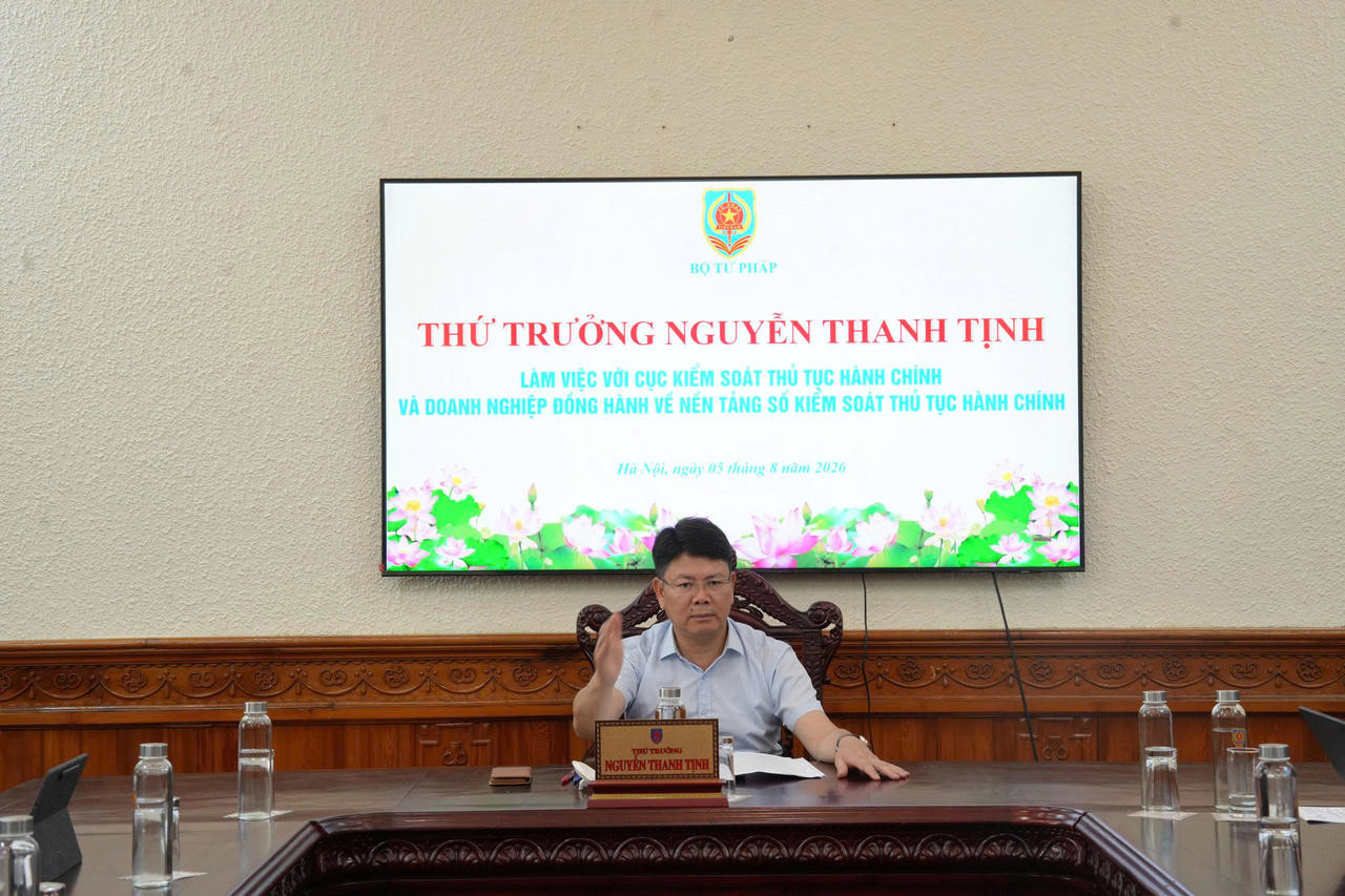 Ảnh đại diện bài viết: thứ trưởng nguyễn thanh tịnh chủ trì buổi làm việc. (ảnh trong bài: h.t)
