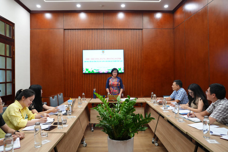 Ảnh đại diện tiếp tục hoàn thiện đề án về tiêu chí, giải pháp nâng cao chất lượng người làm công tác xây dựng thể chế