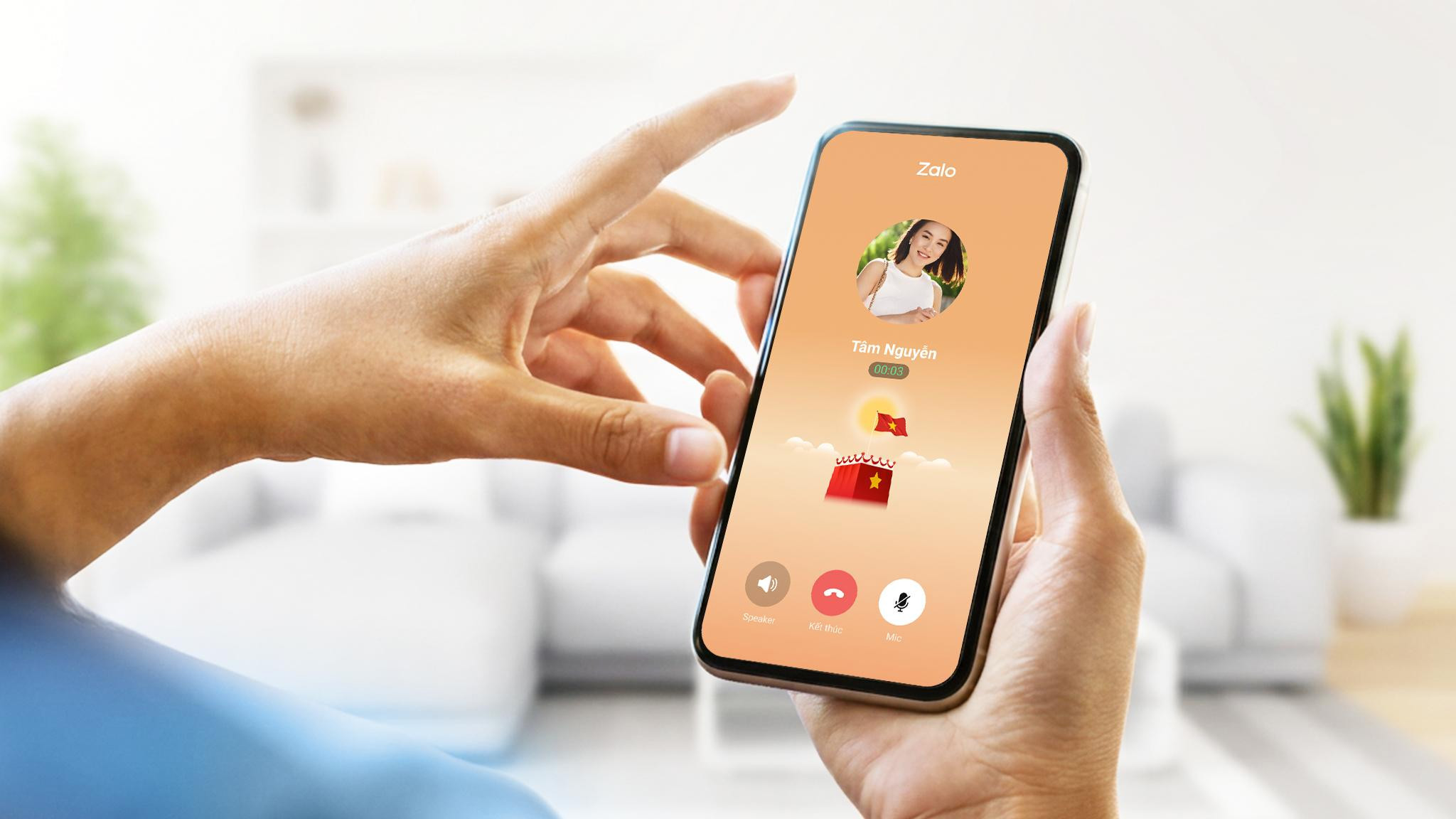 Ảnh đại diện bài viết: zalo ra mắt bộ giao diện cuộc gọi mới dành riêng cho ngày tết độc lập.