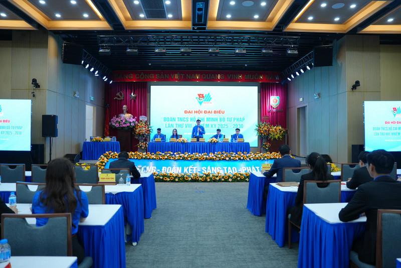 Khai mạc Đại hội đại biểu Đoàn TNCS Hồ Chí Minh Bộ Tư pháp nhiệm kỳ 2025-2030
