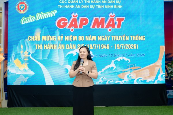 Ảnh đại diện THI HÀNH ÁN DÂN SỰ TỈNH NINH BÌNH TỔ CHỨC GẶP MẶT KỶ NIỆM 80 NĂM NGÀY TRUYỀN THỐNG THI HÀNH ÁN DÂN SỰ (19/7/1946 – 19/7/2026)