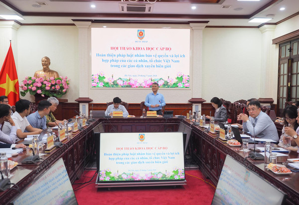 Ảnh đại diện Hoàn thiện “lá chắn pháp lý”, bảo vệ Việt Nam trong các giao dịch xuyên biên giới