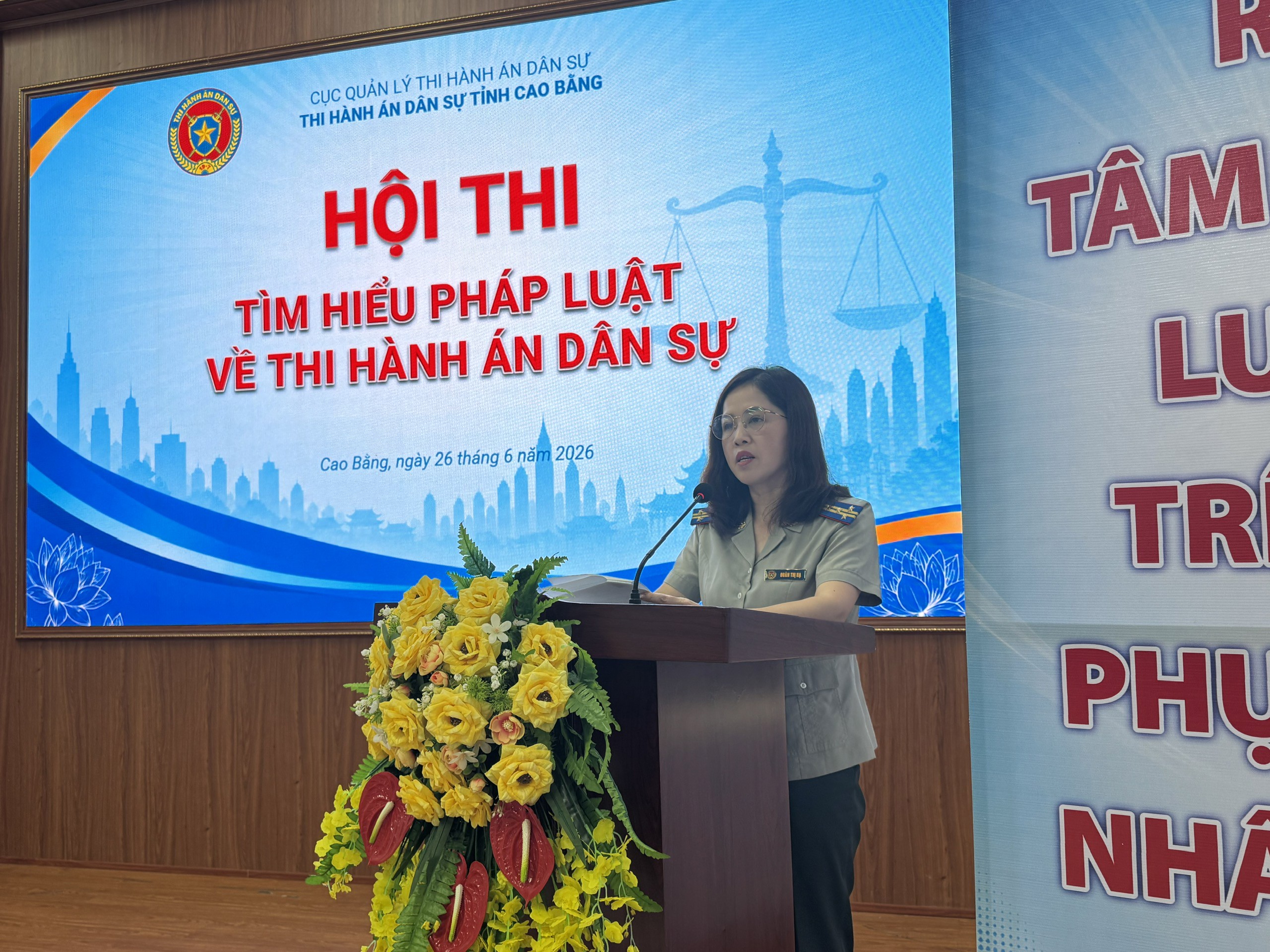 Ảnh đại diện Thi hành án dân sự tỉnh Cao Bằng tổ chức thành công Cuộc thi “Tìm hiểu pháp luật về Thi hành án dân sự” chào mừng kỷ niệm 80 năm Ngày truyền thống Thi hành án dân sự