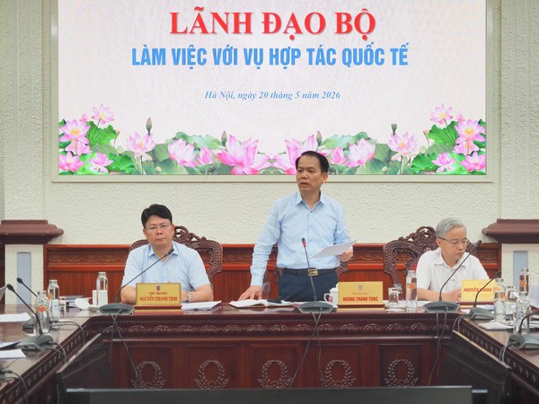 Ảnh đại diện Bộ trưởng Hoàng Thanh Tùng: Hợp tác quốc tế phải thực chất, hiệu quả, tránh dàn trải
