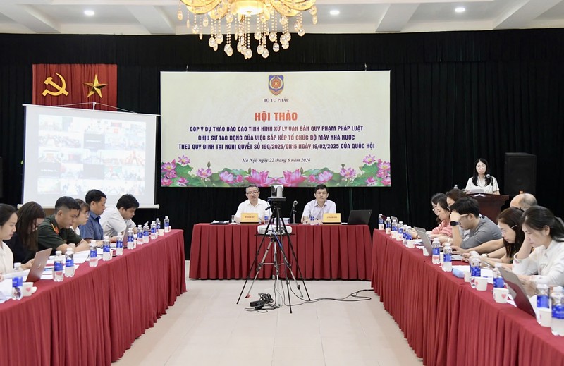 Ảnh đại diện đẩy nhanh tiến độ xử lý văn bản quy phạm pháp luật sau sắp xếp bộ máy nhà nước