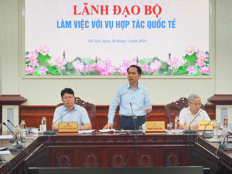 Ảnh đại diện đẩy mạnh hợp tác quốc tế về pháp luật, tư pháp trong giai đoạn mới
