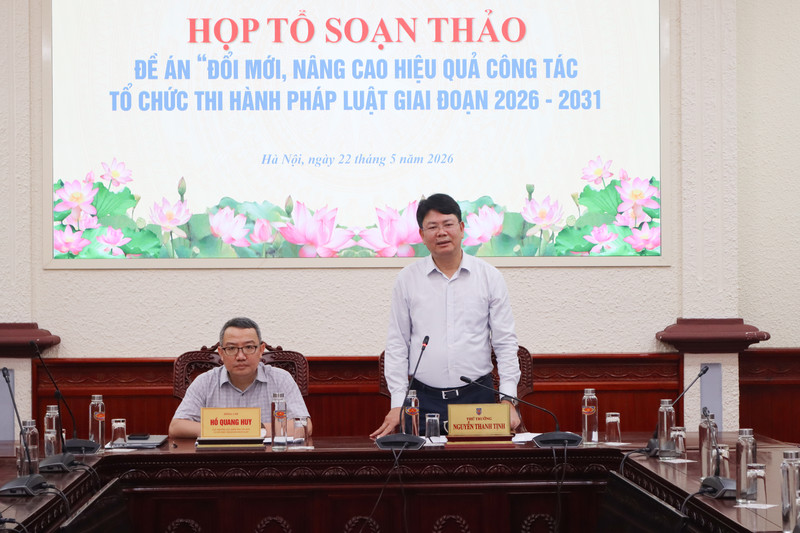 Ảnh đại diện đổi mới, nâng cao tổ chức thi hành pháp luật theo hướng số hóa, ứng dụng ai