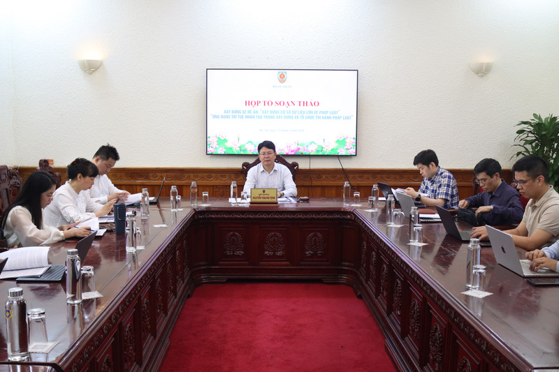 Ảnh đại diện đẩy mạnh xây dựng nền tảng dữ liệu lớn và ai trong lĩnh vực pháp luật