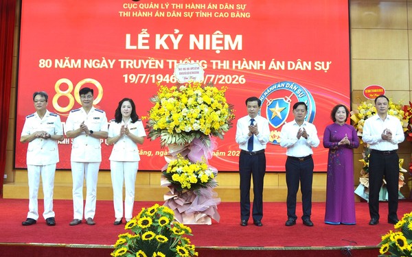 Ảnh đại diện Thi hành án tỉnh Cao Bằng long trọng kỷ niệm 80 năm Ngày truyền thống Thi hành án dân sự