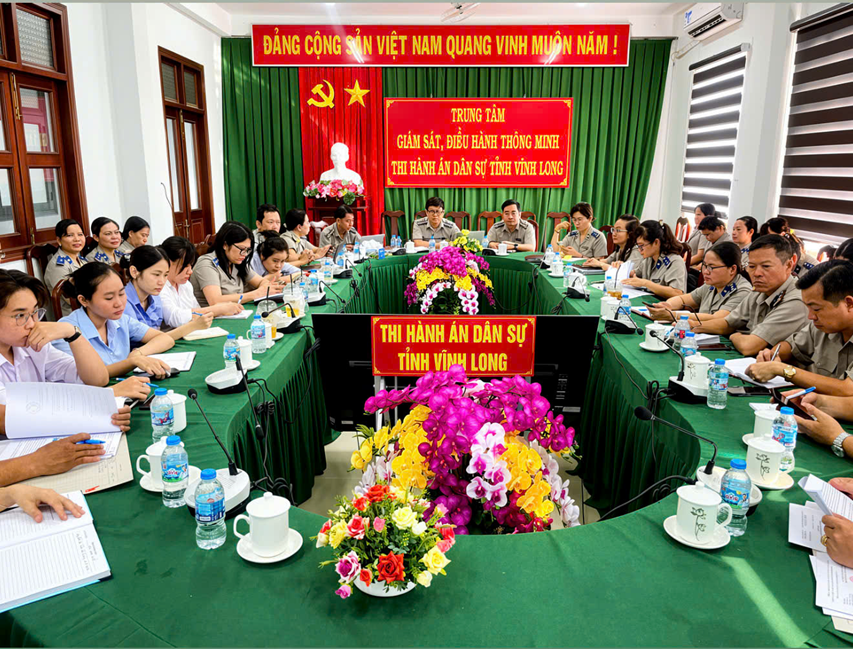 Thi hành án dân sự tỉnh Vĩnh Long tham dự Hội nghị trực tuyến nghiên cứu, học tập Nghị quyết Hội nghị lần thứ hai Ban Chấp hành Trung ương Đảng khóa XIV