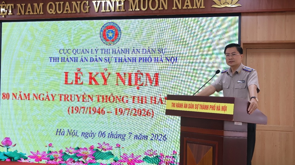 Ảnh đại diện ẤM ÁP LỄ KỶ NIỆM 80 NĂM NGÀY THÀNH LẬP NGÀNH VÀ TRI ÂN NGƯỜI LAO ĐỘNG TẠI CỤC THI HÀNH ÁN DÂN SỰ THÀNH PHỐ HÀ NỘI (19/7/1946 - 19/7/2026)
