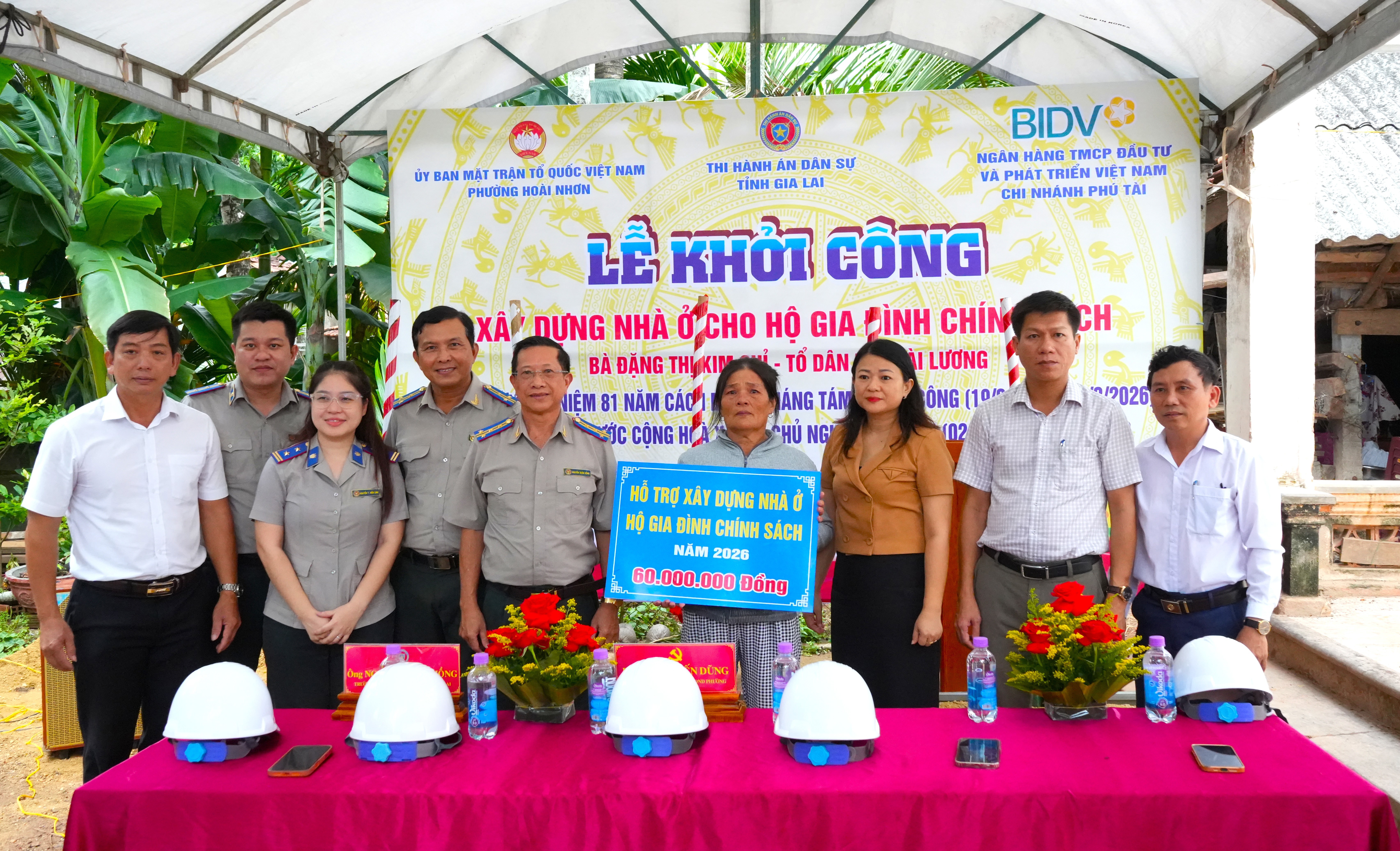 Ảnh đại diện Lễ Khởi công xây dựng nhà ở cho hộ gia đình chính sách bà Đặng Thị Kim Chỉ, tại Tổ dân phố Tài Lương, phường Hoài Nhơn, tỉnh Gia Lai