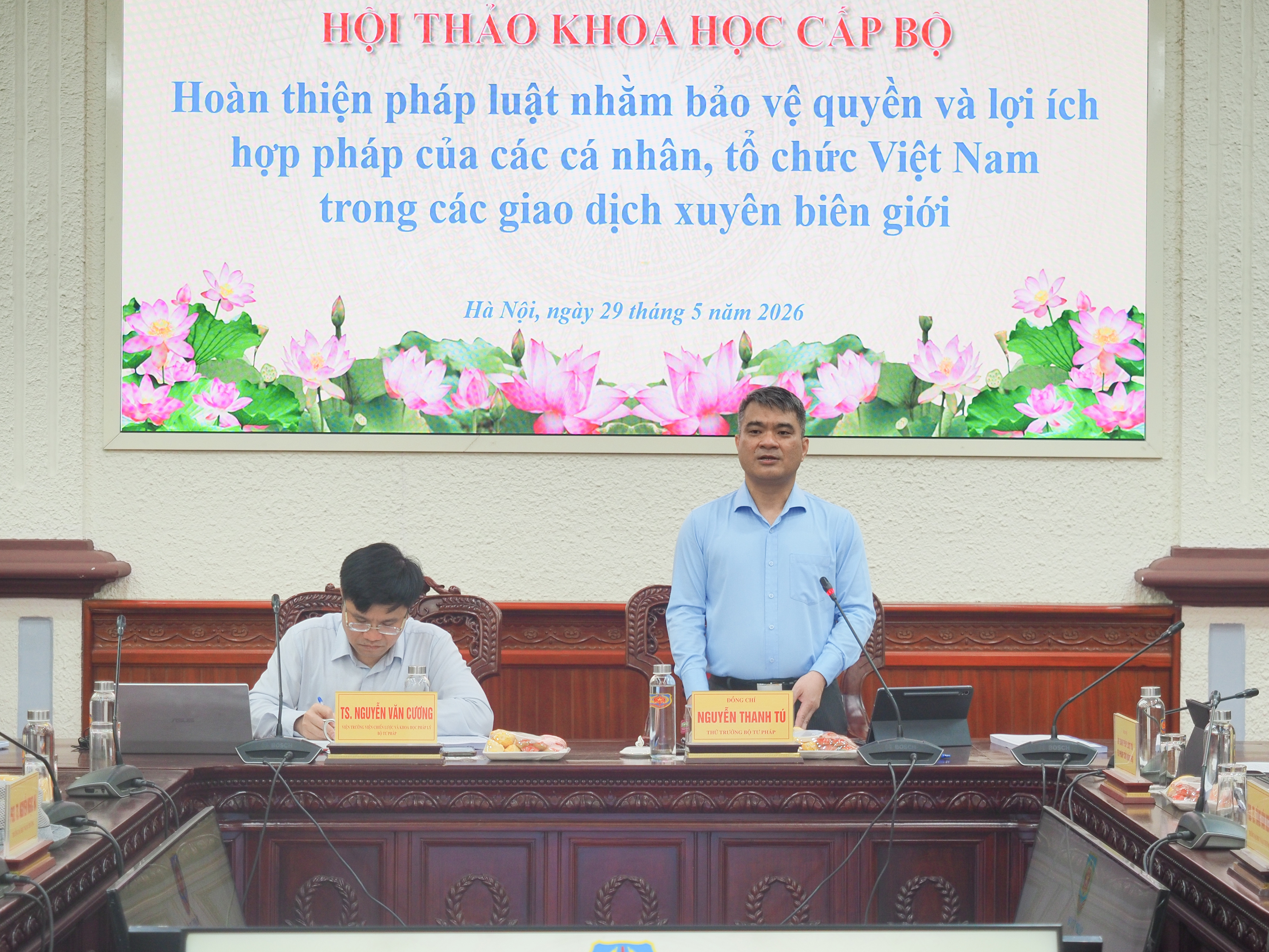 Ảnh đại diện bài viết: thứ trưởng nguyễn thanh tú phát biểu khai mạc hội thảo.