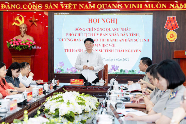 Ảnh đại diện Thái Nguyên: Tăng cường sự lãnh đạo của Đảng trong công tác thi hành án dân sự, thi hành án hành chính