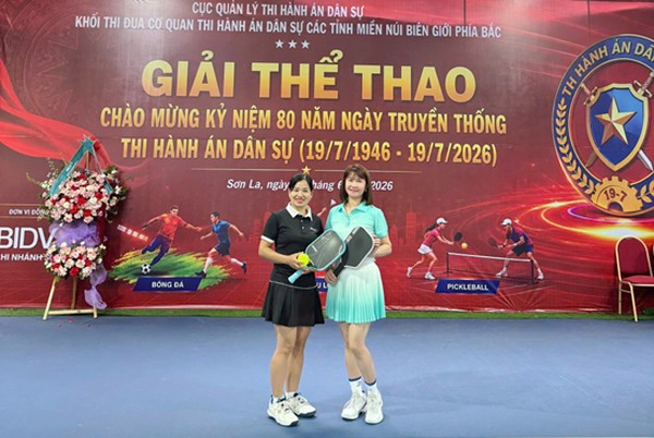 Ảnh đại diện THADS TỈNH LAI CHÂU XUẤT SẮC GIÀNH GIẢI NHẤT ĐÔI NỮ MÔN PICKLEBALL TẠI GIẢI THỂ THAO CỤM THI ĐUA  CÁC TỈNH MIỀN NÚI BIÊN GIỚI PHÍA BẮC